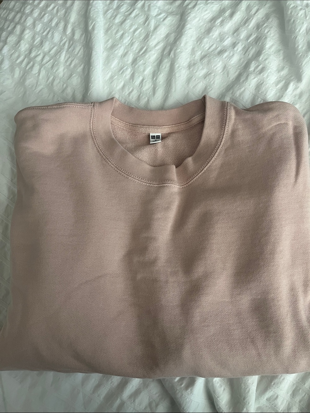 Uniqlo Crewneck Sweatshirt - Pale Pink - Picture 2 of 6